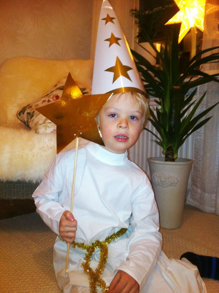 David Lindgren 5år, Brån, lussar för familjen och önskar god jul till alla kompisar och hela stora släkten!  