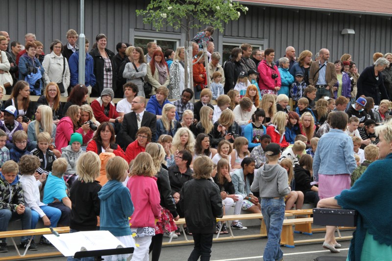 Skolavslutning på Sjöfruskolan i Umeå.
