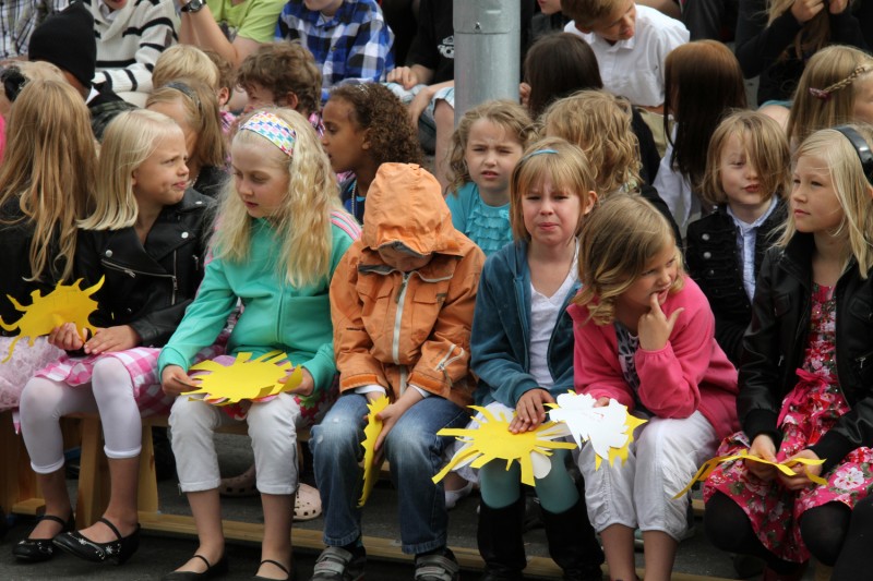 Skolavslutning på Sjöfruskolan i Umeå.
